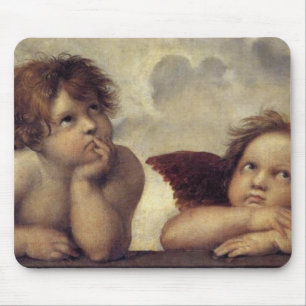 Mousepad O Sistine Madonna (detalhe)