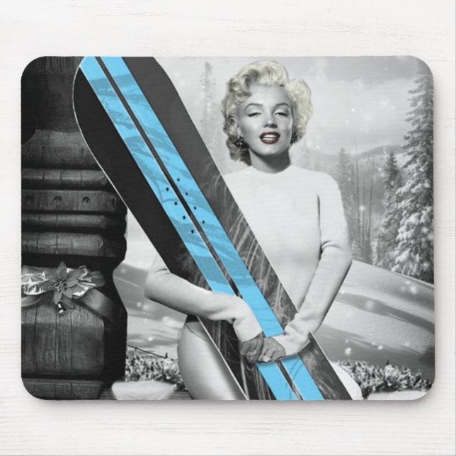Mousepad O Snowboard de Marilyn (Frente)