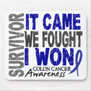 Mousepad O sobrevivente que do cancro do cólon veio nós