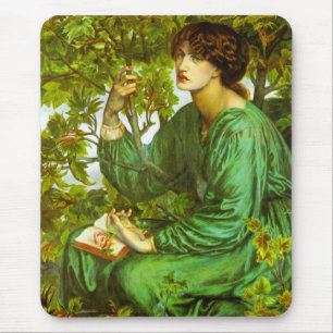 Mousepad O Sonho de Dia de Dante Gabriel Rossetti