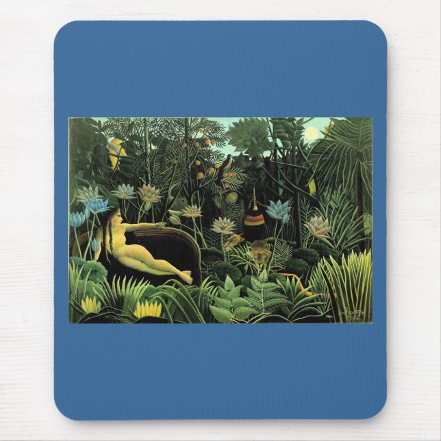 Mousepad O Sonho de Henri Rousseau (1910) (Frente)