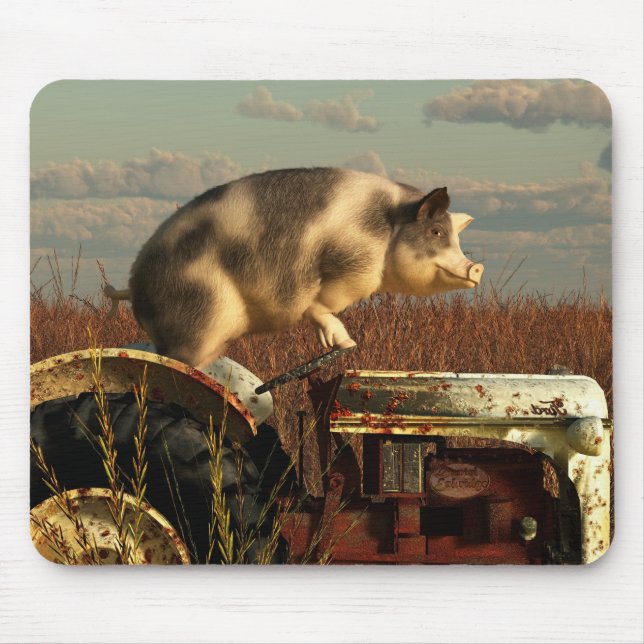 Mousepad O sonho de um porco (Frente)