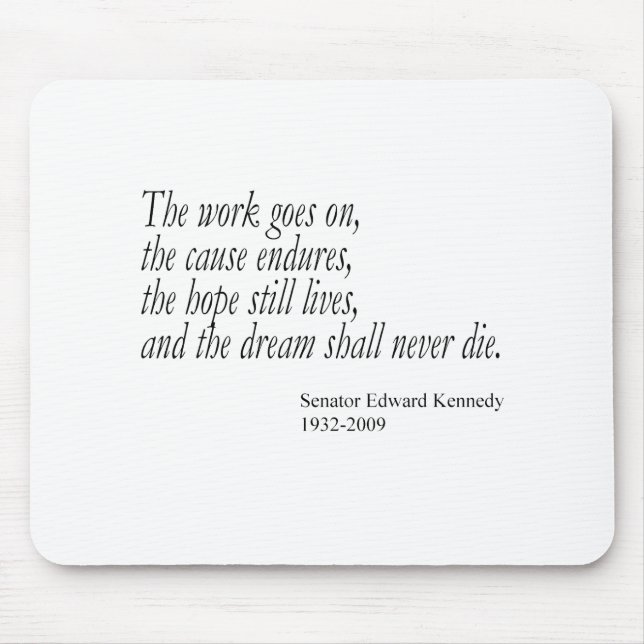 Mousepad O sonho nunca morrerá… (Frente)