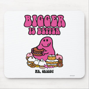 Mousepad O Sr. Ávido mais grande é melhor