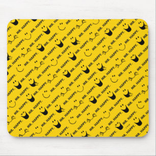 Mousepad O Sr. Feliz todo sorri teste padrão