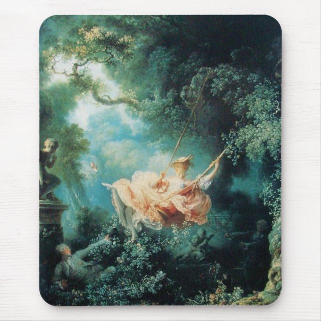 Mousepad O SWING verde rosa amarelo (Frente)