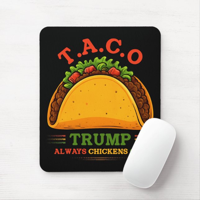 Mousepad O Taco Trump Sempre Fala Engraçado (Com mouse)
