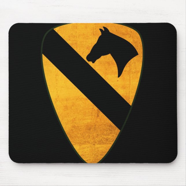 Mousepad ø Tapete do rato da divisão da cavalaria afligido (Frente)