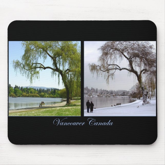 Mousepad O tapete do rato da lembrança de Vancôver Canadá (Frente)
