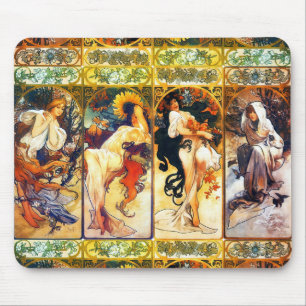 Mousepad O tapete do rato de quatro estações