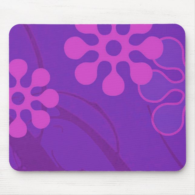 Mousepad O tapete do rato do amante roxo (Frente)