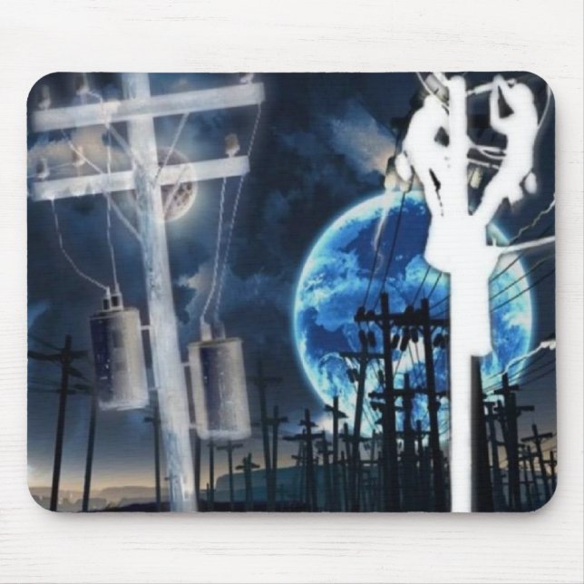 Mousepad O tapete do rato do lineman (Frente)