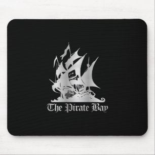Mousepad O tapete do rato do logotipo da prata da baía do