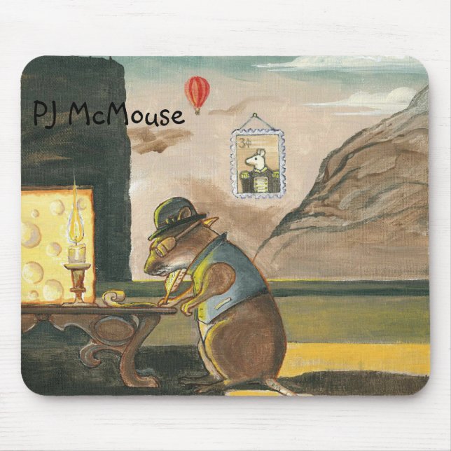 Mousepad O tapete do rato do PJ McMouse (Frente)