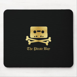 Mousepad O tapete do rato Dourado do logotipo da baía do