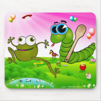 Mousepad O tapete do rato Running do cobra (Ide Zmija)