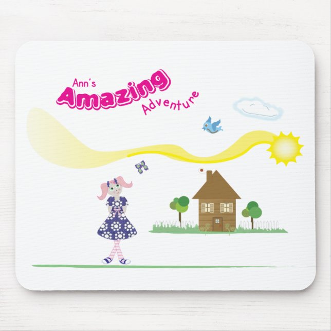 Mousepad O tapete do rato surpreendente de Ann (Frente)