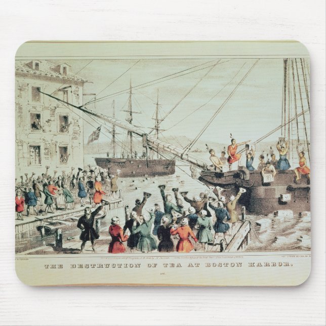 Mousepad O tea party de Boston, 1846 (Frente)