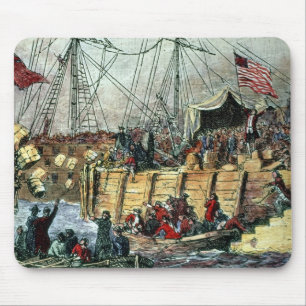Mousepad O tea party de Boston, o 16 de dezembro de 1773