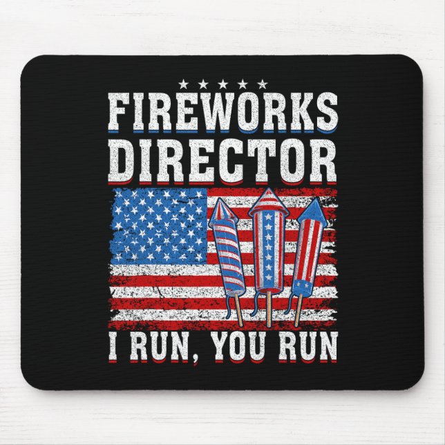 Mousepad O Técnico Do Diretor Do Firework Que Eu Lhe Lidero (Frente)