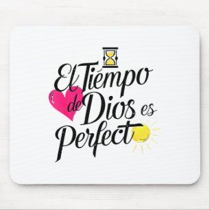 Mousepad O Tempo De Deus É Perfeito Frase Cristã