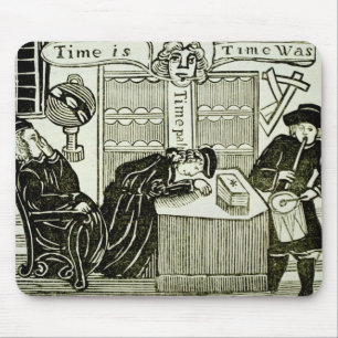Mousepad O "tempo é, tempo era", cópia de uma ilustraçã