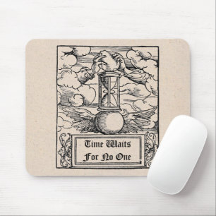 Mousepad O Tempo Espera Por Ninguém