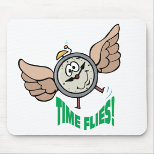 Mousepad O tempo voa