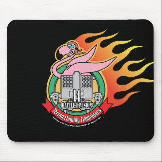 Mousepad O Terran de MechCorps que arde o tapete do rato de