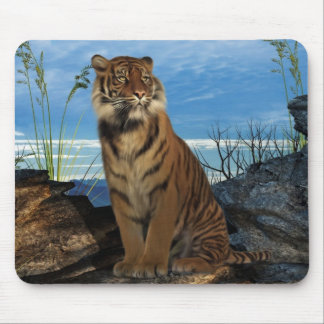 Mousepad O tigre de Bengal poderoso