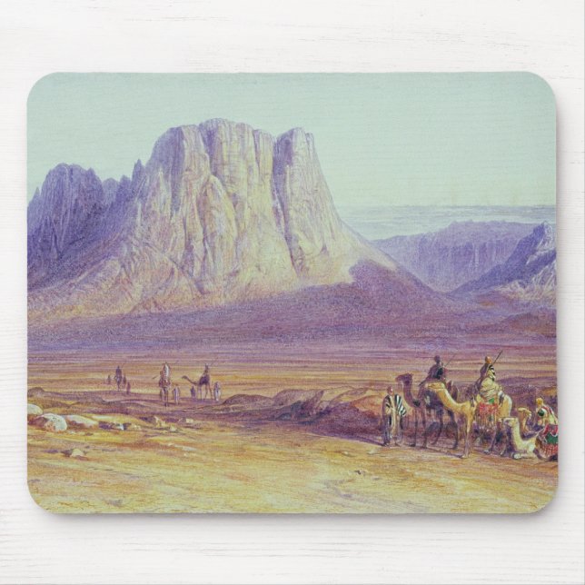 Mousepad O trem do camelo, Condessi, monte Sinai, 1848 (Frente)