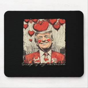 Mousepad O Trump Retro É O Meu Dia de os namorados De Trump