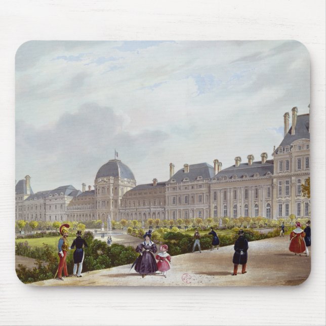 Mousepad O Tuileries durante a restauração (Frente)