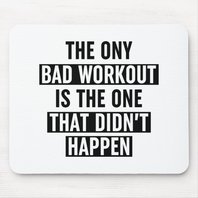 Mousepad O único malogro é aquele que não aconteceu (Frente)