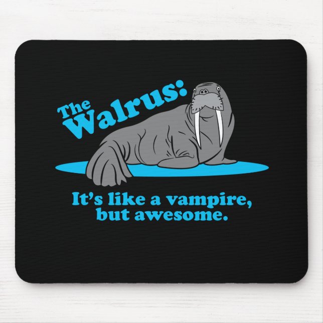 Mousepad O vampiro da morsa (Frente)
