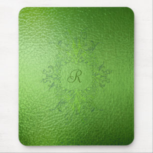 Mousepad O verde tonifica o tapete do rato do vitral