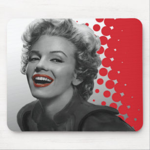 Mousepad O vermelho pontilha Marilyn