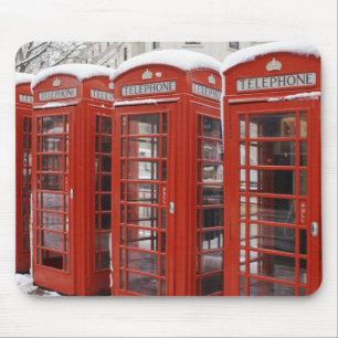 Mousepad O vermelho telefona perto de Big Ben