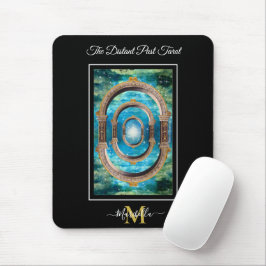 Mousepad O verso do cartão do baralho de tarot O Passado Di