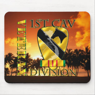 Mousepad ø Veterano de Vietnam da divisão da cavalaria