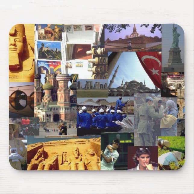 Mousepad O viagem nota o tapete do rato (Frente)