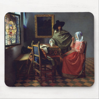 Mousepad O Vidro do Vinho, Jan Vermeer