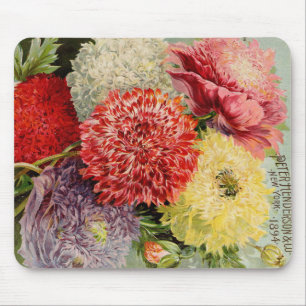 Mousepad O vintage bonito floresce (1894)