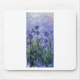 Mousepad o vintage floresce lilac-irises-1917 monet.
