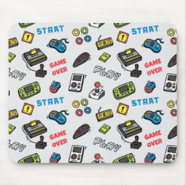 Mousepad O vintage retro do Gamer consola Geeky