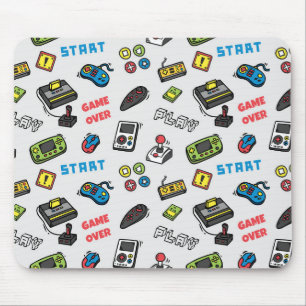Mousepad O vintage retro do Gamer consola Geeky