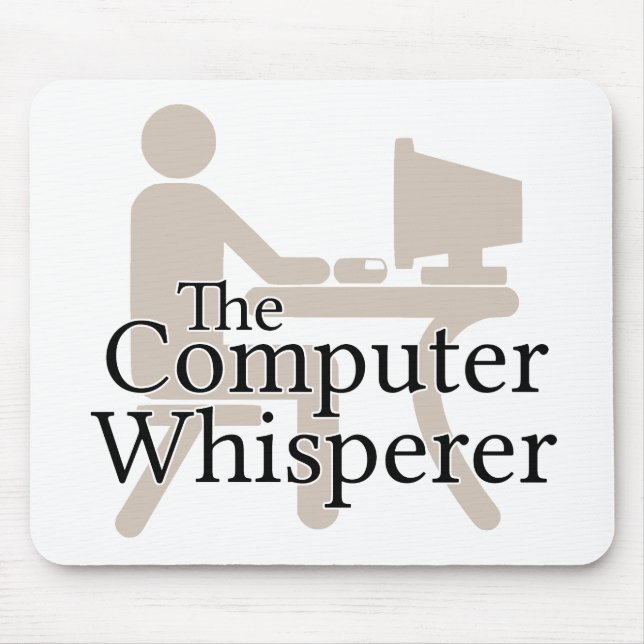 Mousepad O Whisperer do computador (Frente)