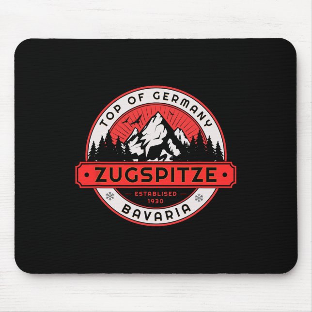 Mousepad O Zugspitze Ski Resort (Frente)