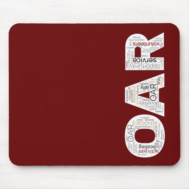 Mousepad OAR - Vermelho (Frente)