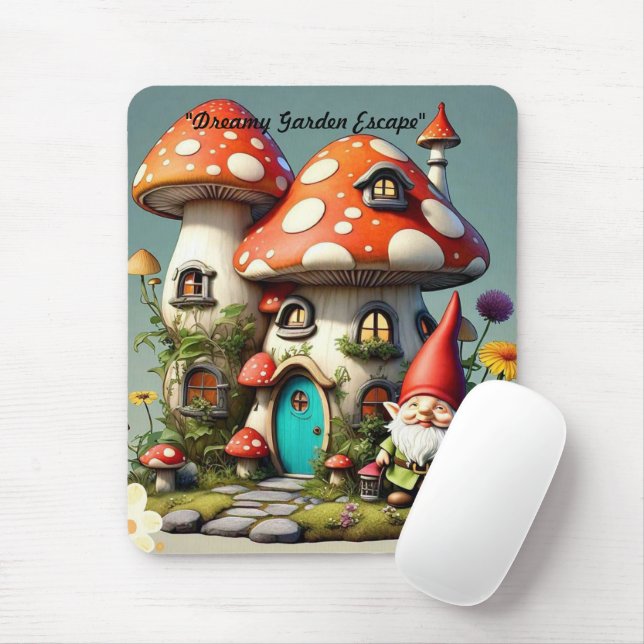 Mousepad "Oásis do Jardim Whimsy" (Com mouse)